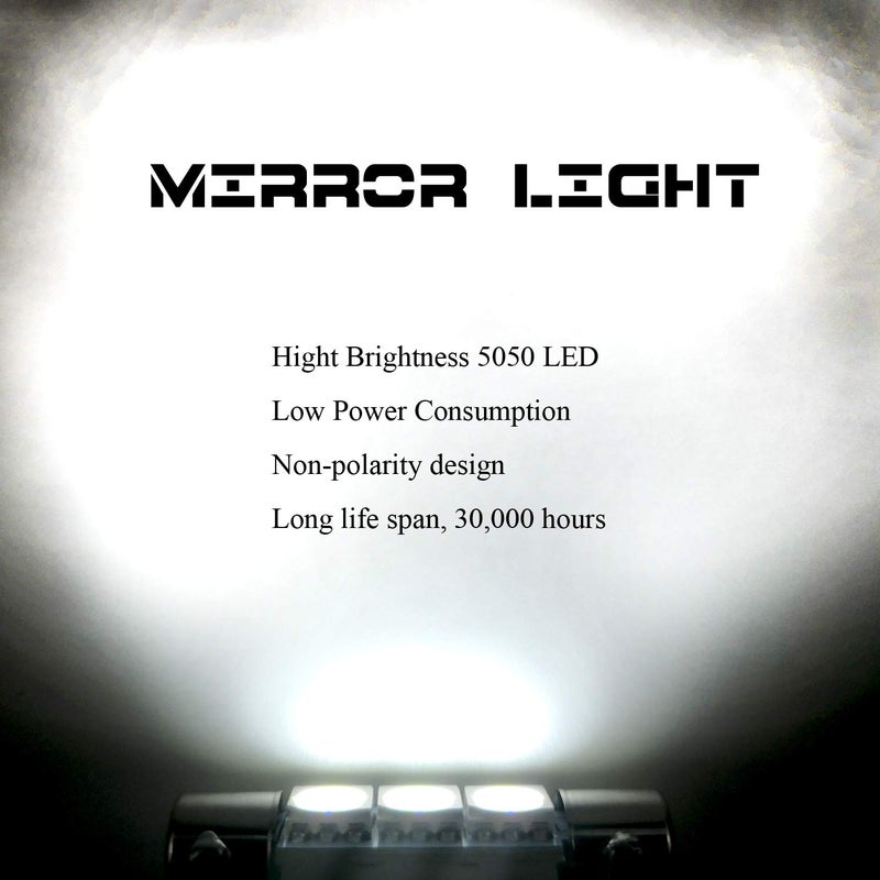 iBrightstar 6614F LED Bulbs, 29mm 6612F Super Bright Car Visor Vanity Mirror Led Bulbs for Vanity Mirror Lights and Sun Visor Lights, White - Image 5